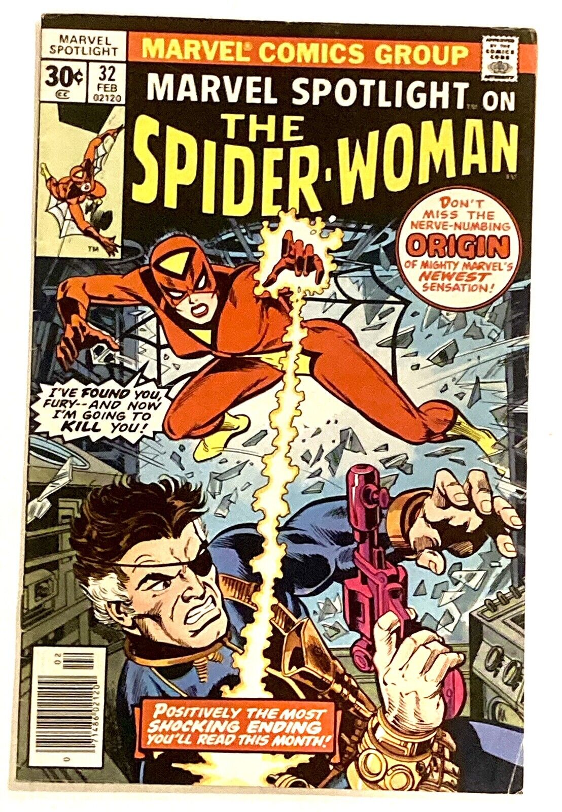 Marvel Spotlight #32 1977 8.5 VF+ 🔑 1st Spider-Woman Jessica Drew