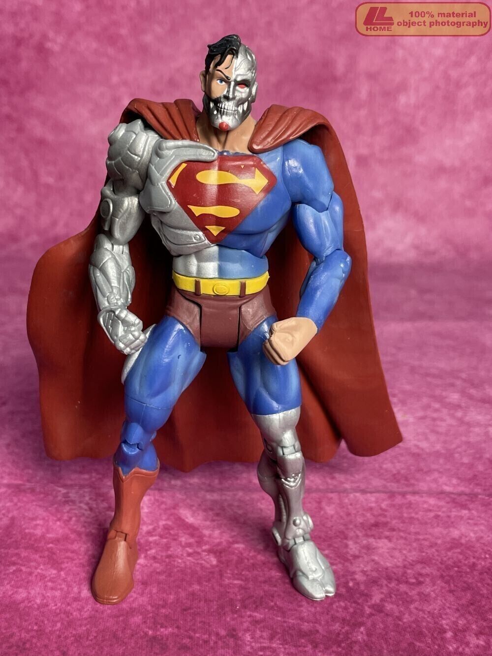 Anime character CYBORG SUPERMAN Super Hero Action Figure Statue Toy Gift