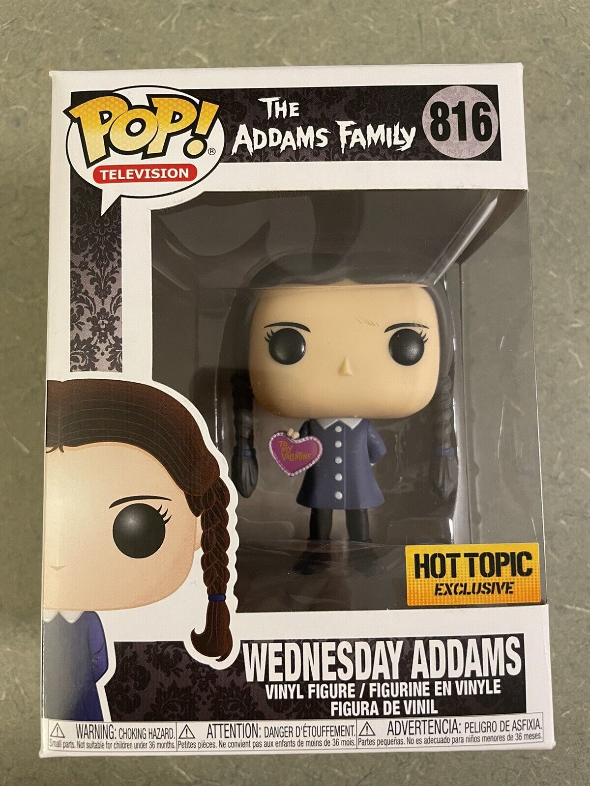 The Addams Family #816 Wednesday Addams Hot Topic Exclusive Funko Pop
