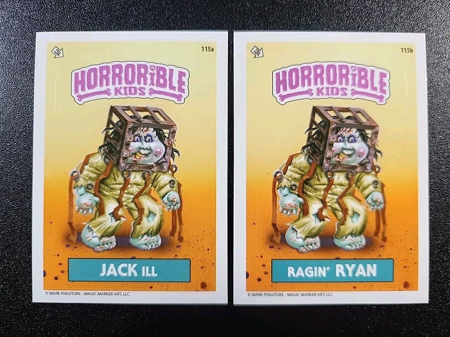Thirteen Ghosts Jackal Ryan Kuhn Horrorible Kids Spoof Garbage Pail Kids 2 Card