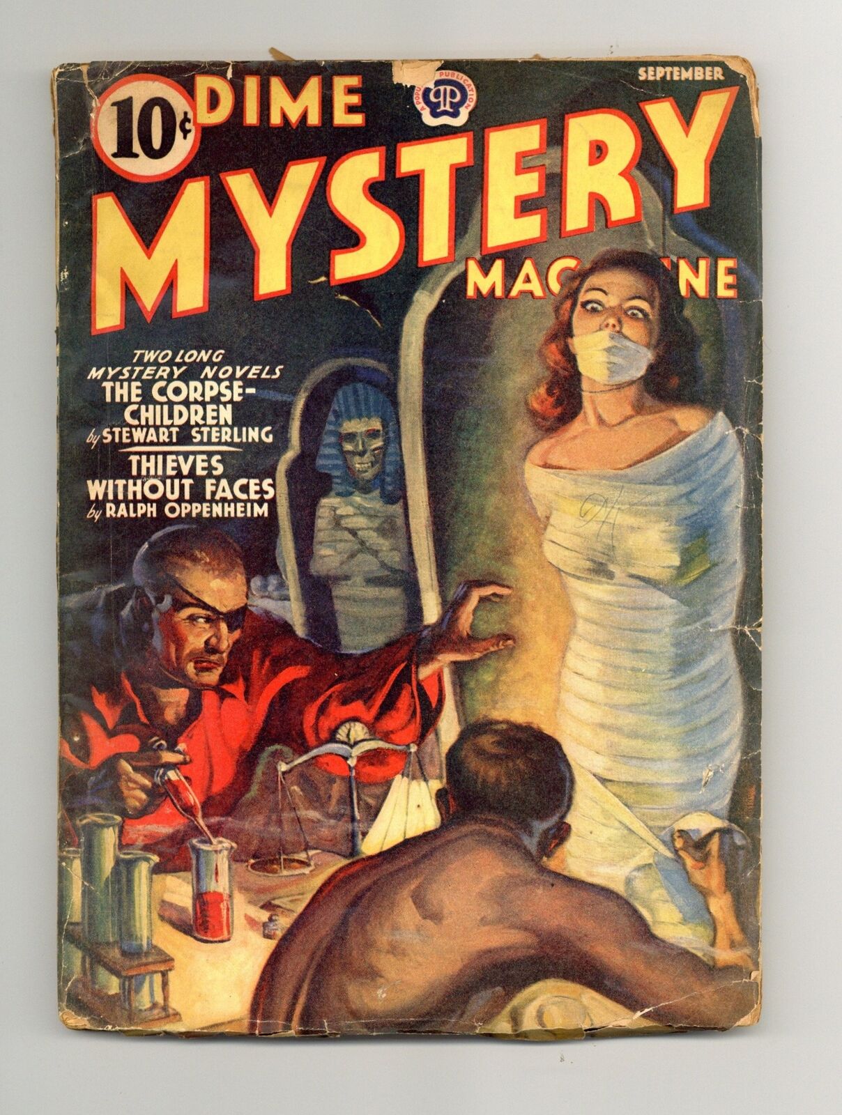 Dime Mystery Magazine Pulp Sep 1940 Vol. 24 #1 PR