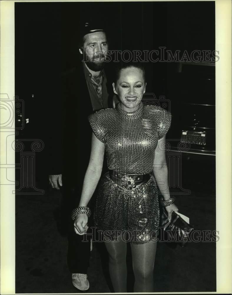 1983 Press Photo Actress Charlene Tilton and husband at a Los Angeles Party