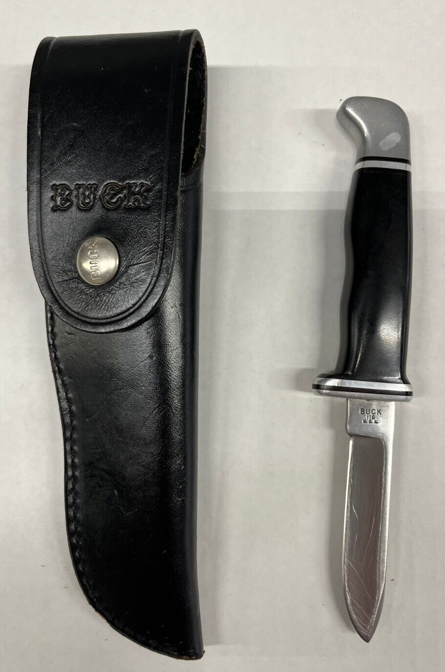 Vintage Buck 116 Caper Fixed Blade Knife w/ Sheath