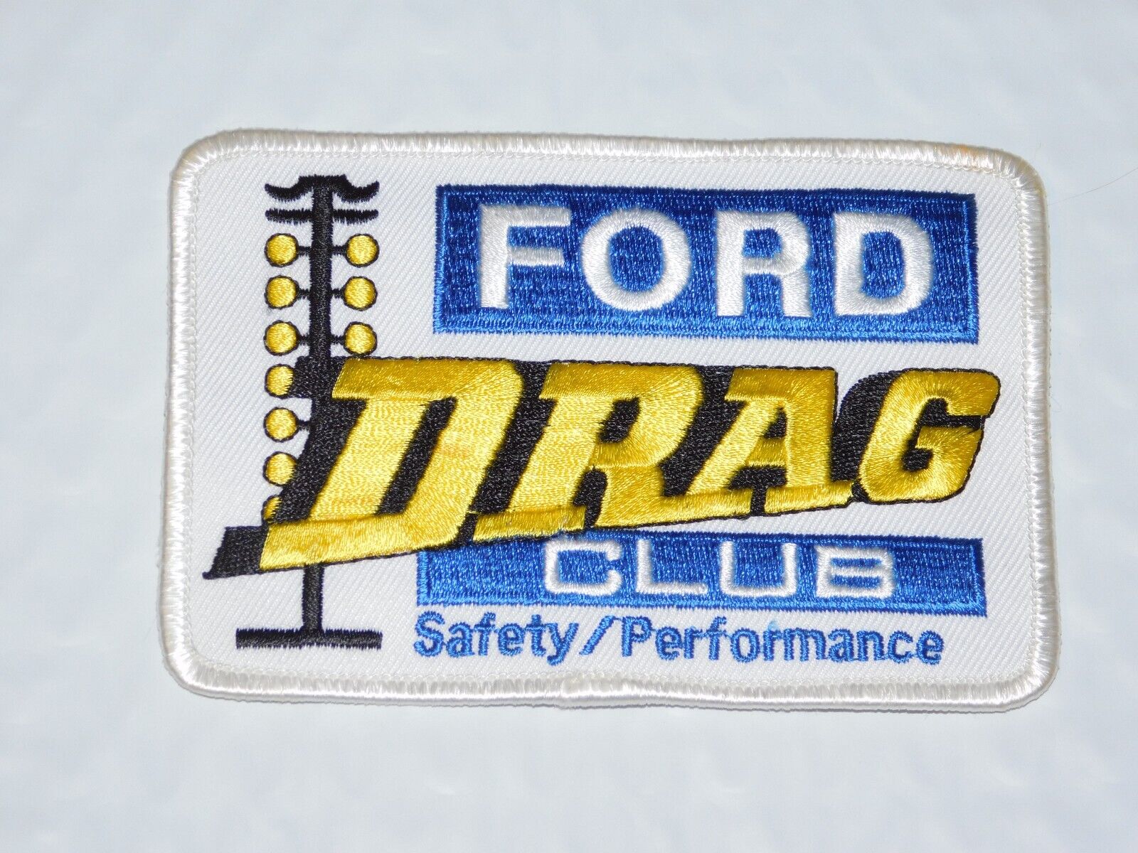 Large Ford Drag Club Service Parts Racing Dealer Uniform Patch New