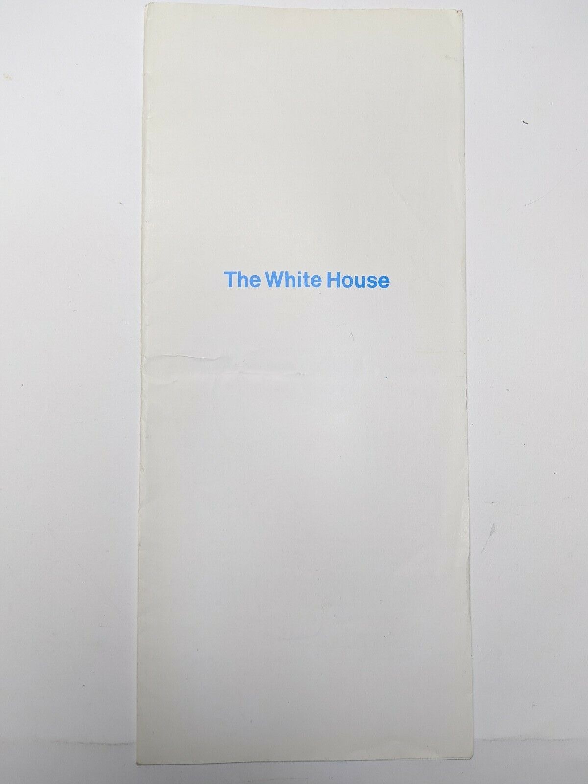 1983 Washington DC White House Visit Tourist Pamphlet Brochure Paper Reagan 7E