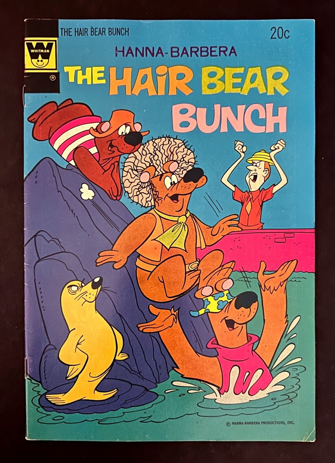 THE HAIR BEAR BUNCH #8 Rare Nice Copy Hanna-Barbera Rare Whitman 1973