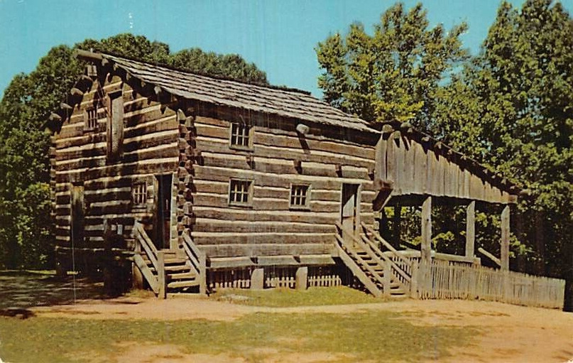 Postcard IL: Hill\'s Carding Mill, New Salem SP, New Salem, Illinois, 1950\'s
