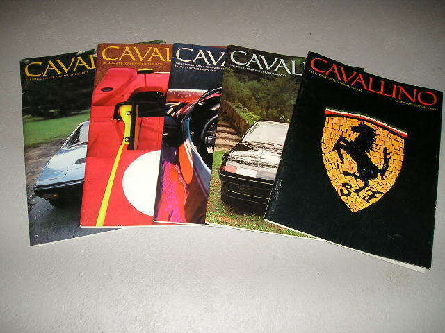 Cavallino Magazine Lot Issues #1 through #200 Ferrari 166 250 275 330 365 458 F1
