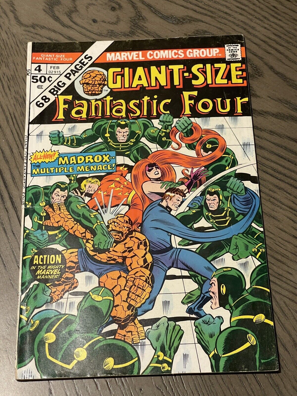 Giant Size Fantastic Four #4, 1975 Marvel , 1st Appearance Madrox/ Multiple Man
