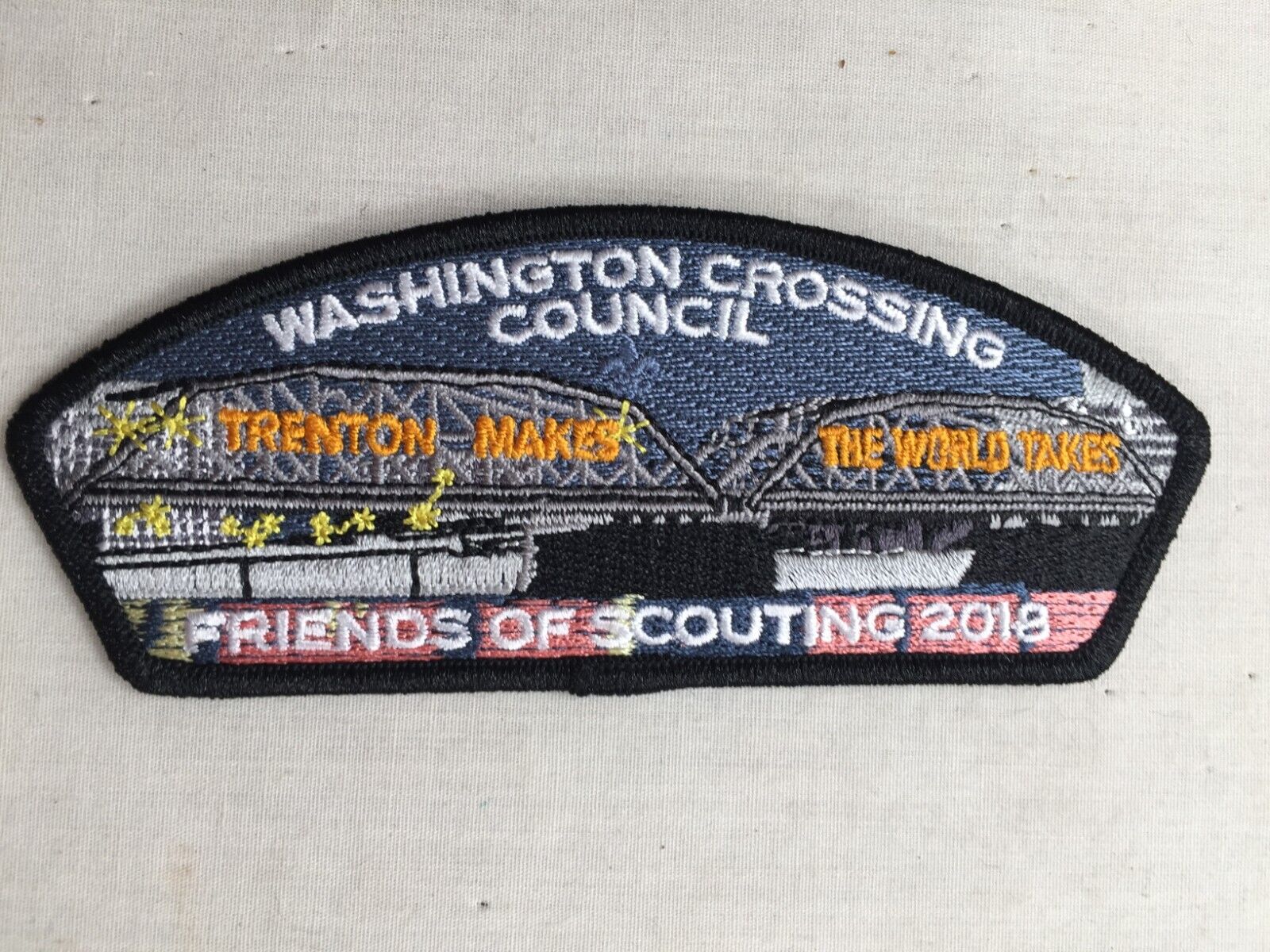 2019 Washington Crossing Council FOS BSA CSP Patch