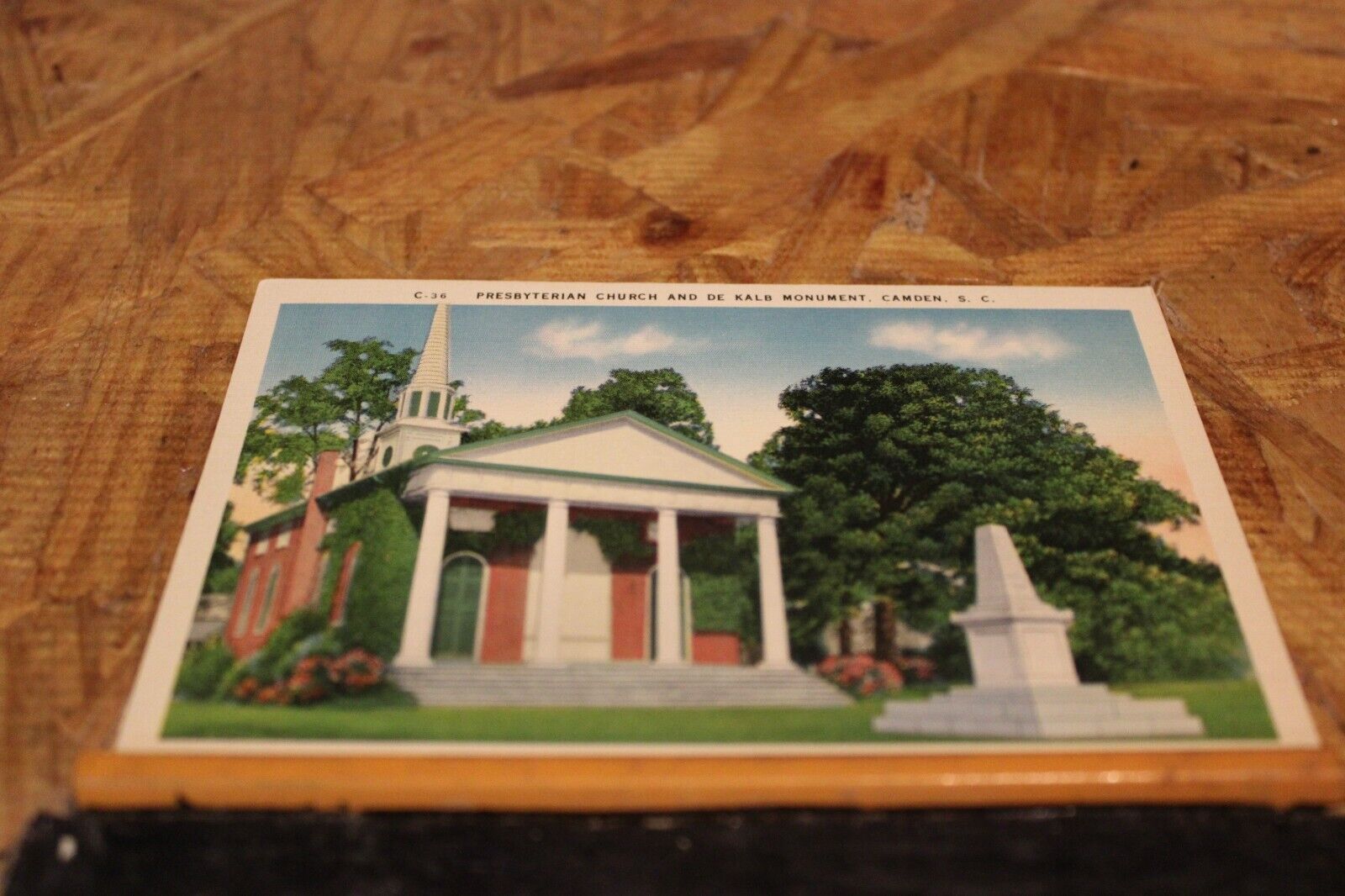 Postcard-X-Presbyterian Church, Camden, S. C.-White Border-Unposted