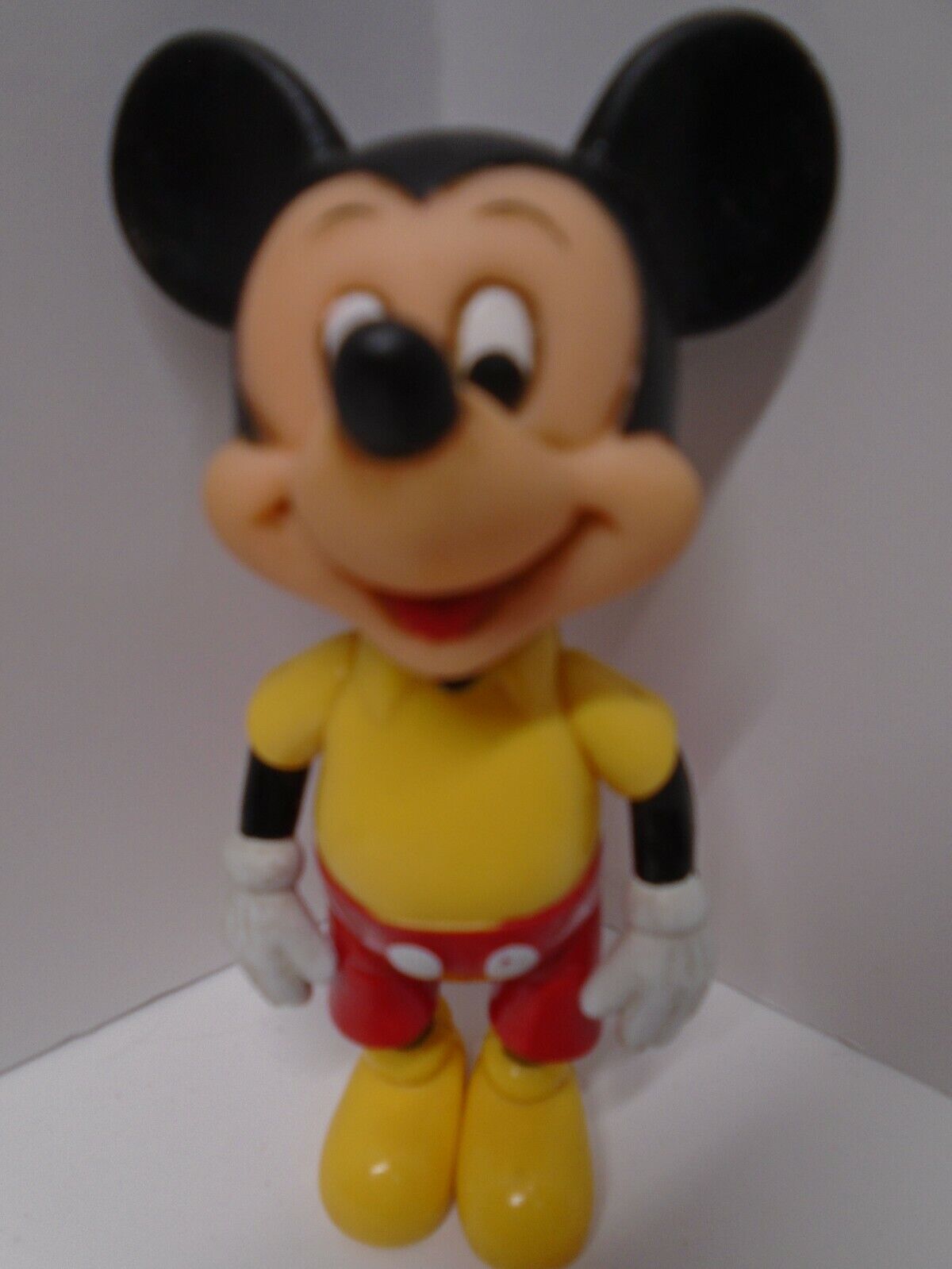 Vintage Walt Disney Productions Mickey Mouse (Made in Hong Kong) 1970s w/ Flaws