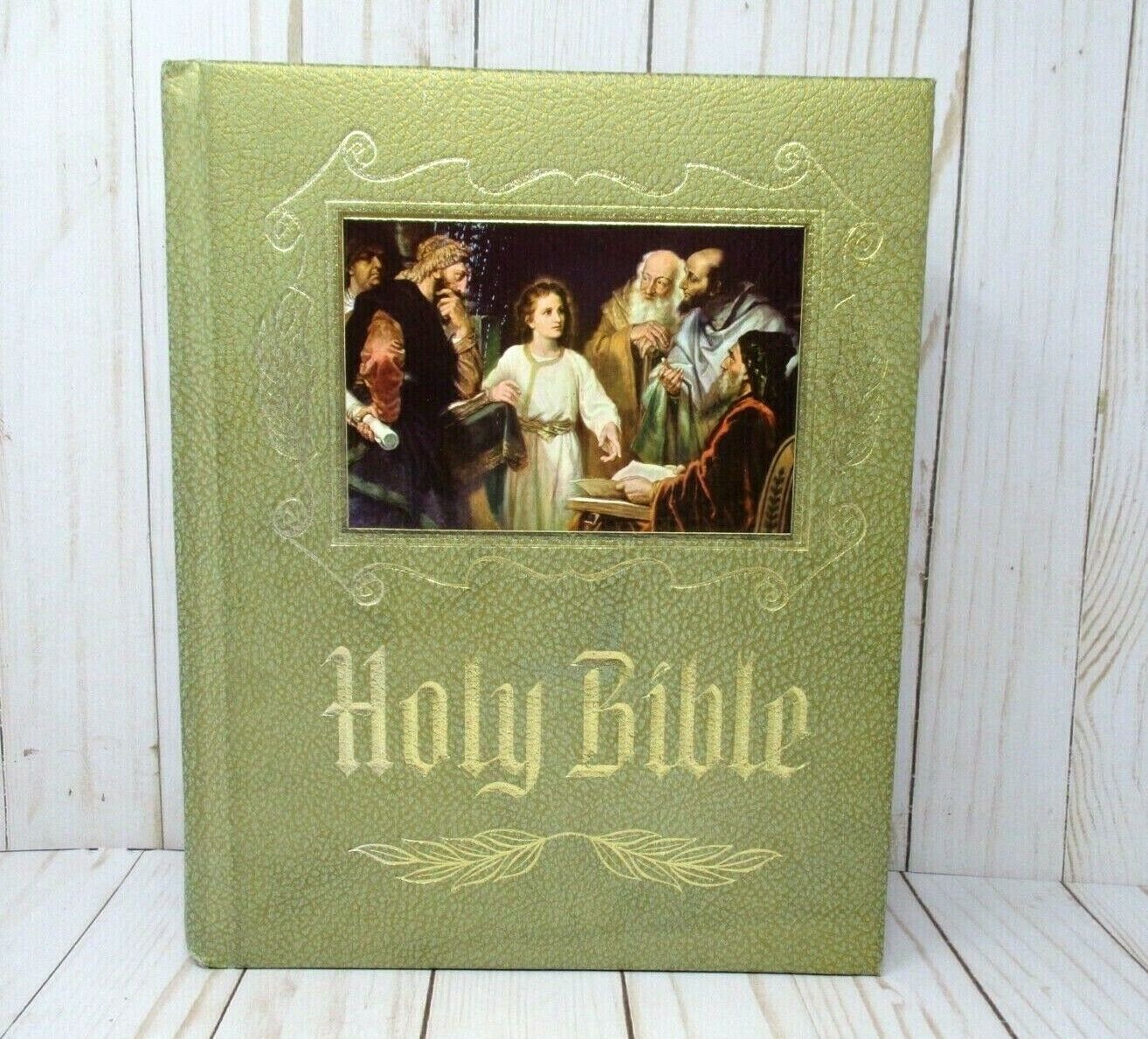Holy Bible Large 1971 Heirloom Bible Publishers King James Red Letter Edition 