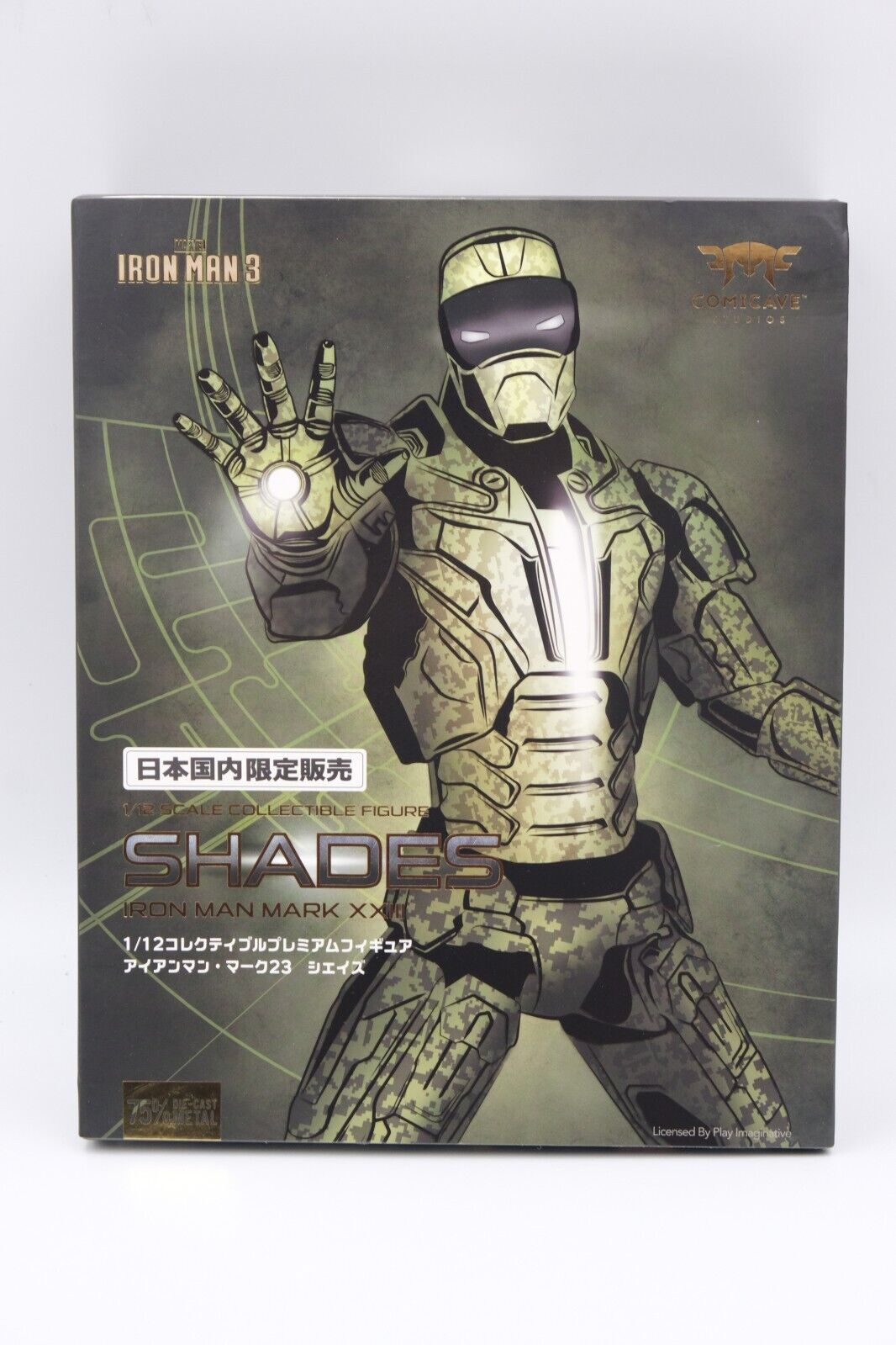 COMICAVE IRON MAN 3 SHADES 1/12  SCALE FIGURE DIECAST