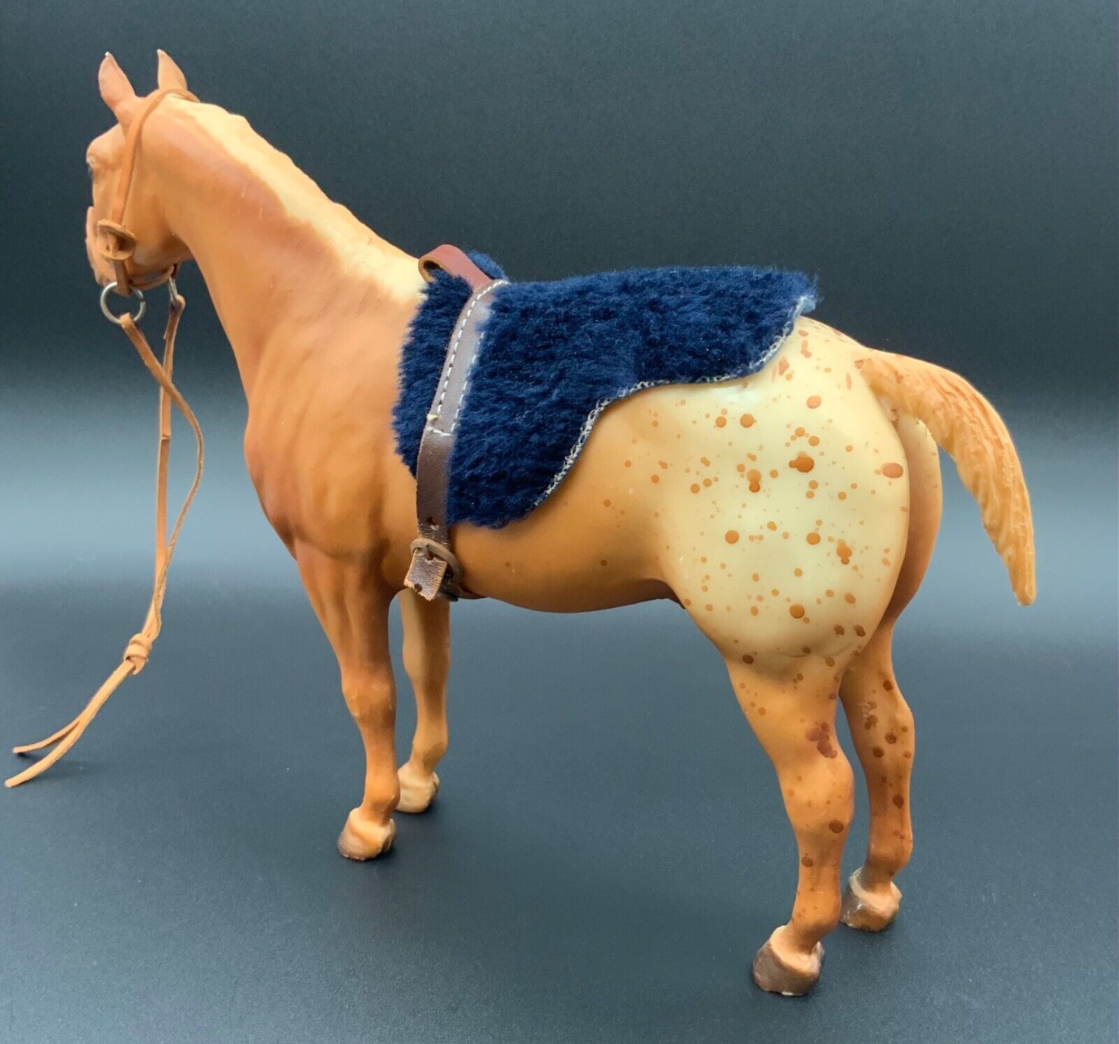 Vintage Breyer Mold Traditional Horse #3095 Sorrel Appaloosa with Bridle