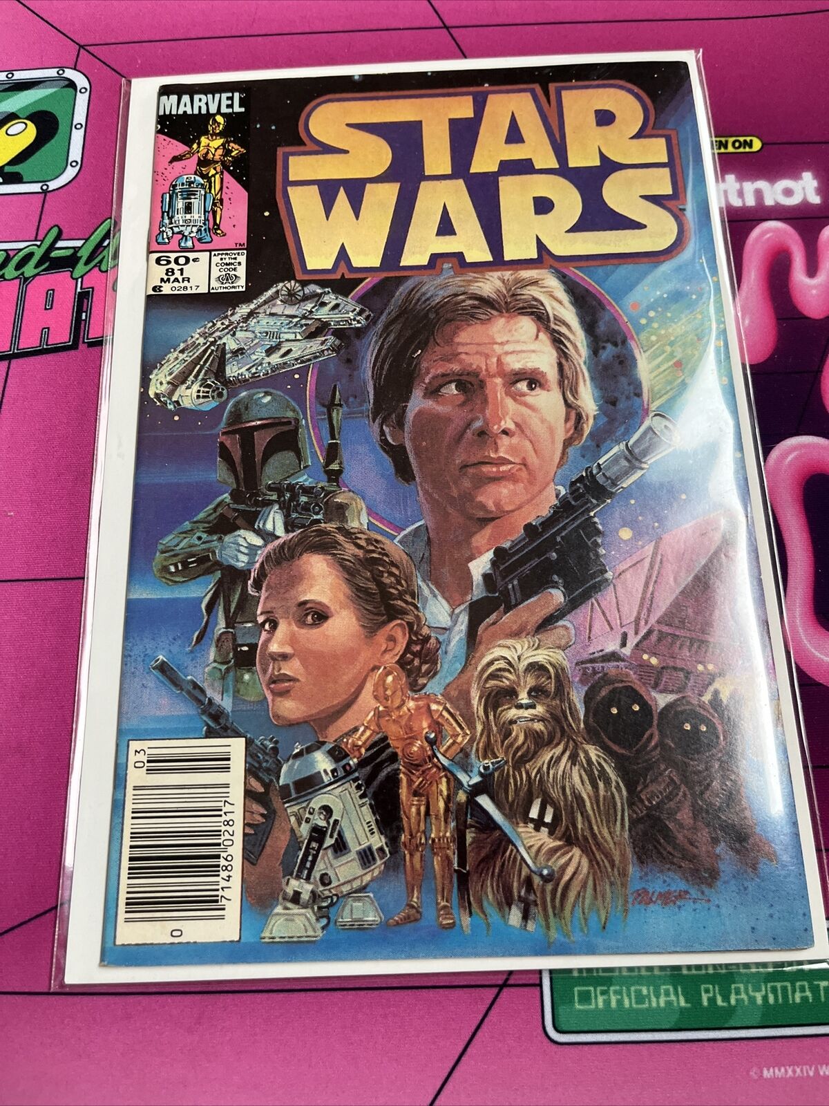 STAR WARS #81 TOM PALMER COVER ART MARVEL COMICS 1984