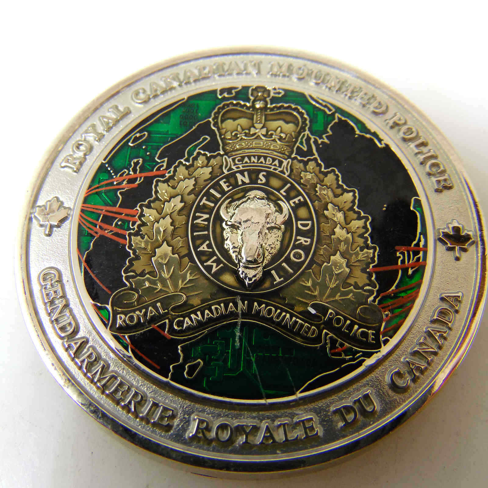 ROYAL CANADIAN MOUNTED POLICE NATIONAL CYBERCRIME COORDINATION UN CHALLENGE COIN