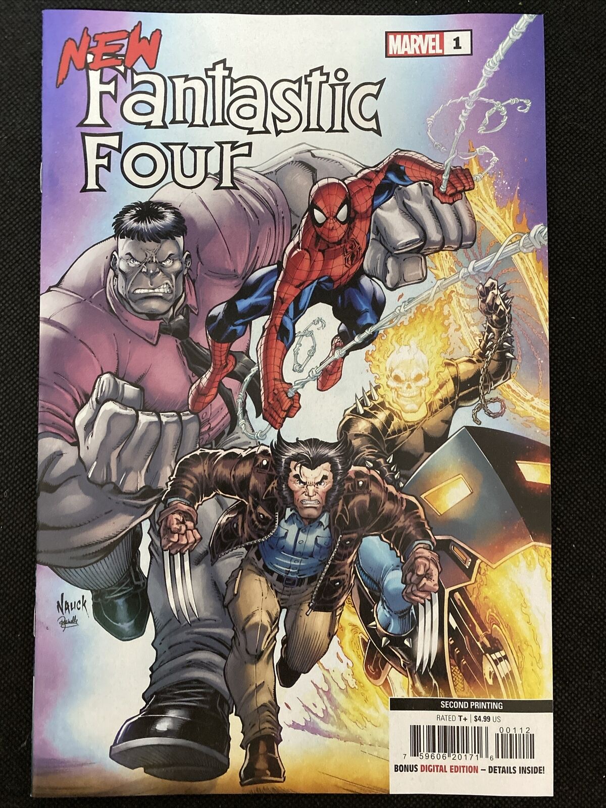 NEW FANTASTIC FOUR #1  (Marvel 2023) 2nd print Variant