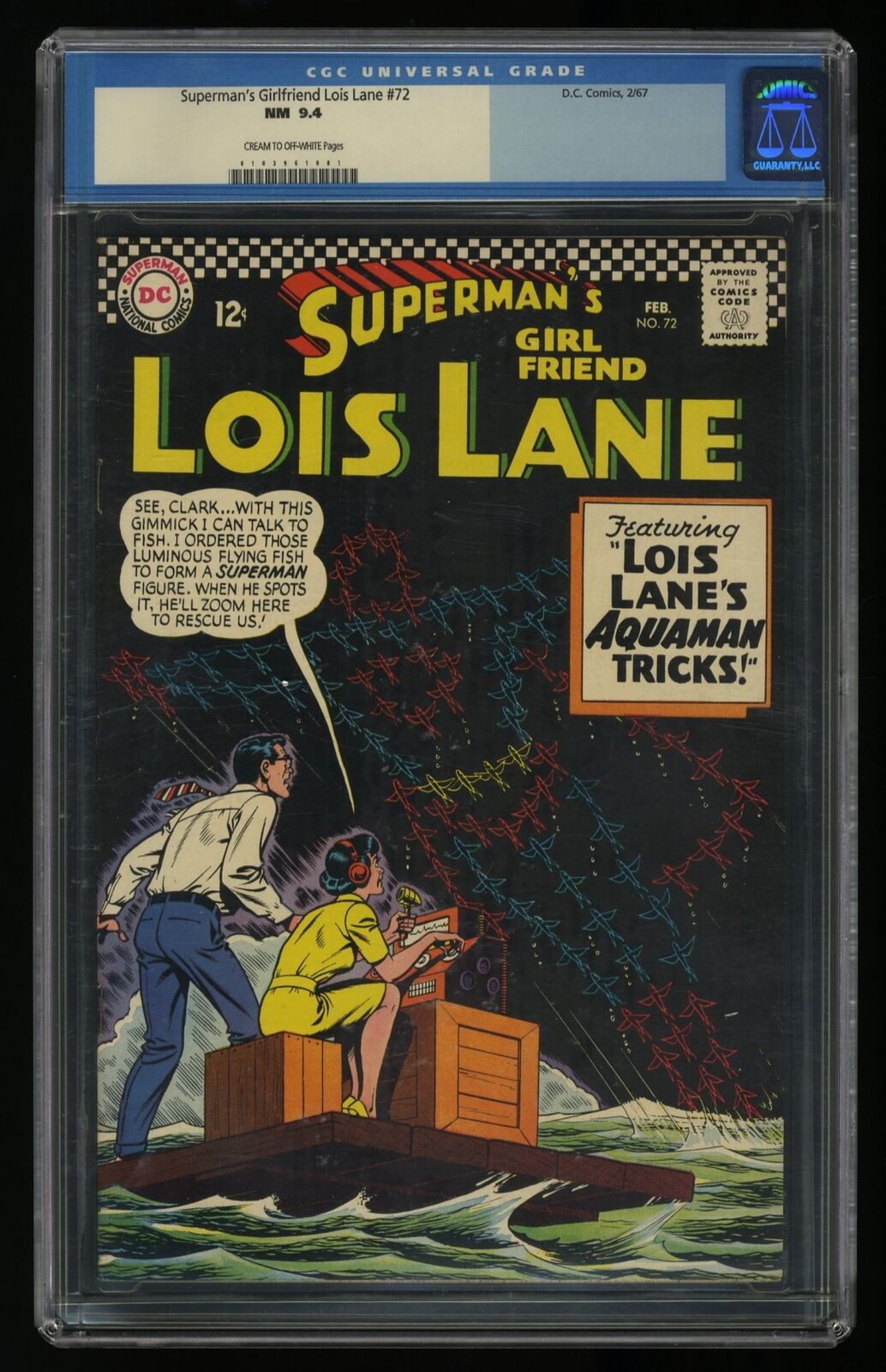 Superman\'s Girl Friend, Lois Lane #72 CGC NM 9.4 Cream To Off White DC Comics