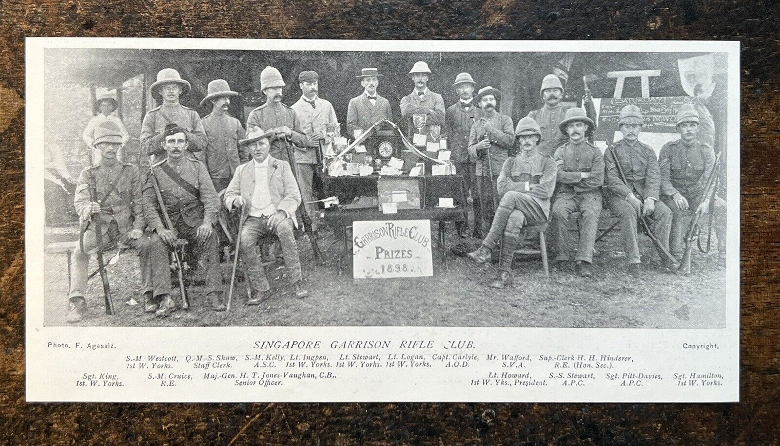 Singapore Garrison Rifle Club - 1899 Press Cutting r435