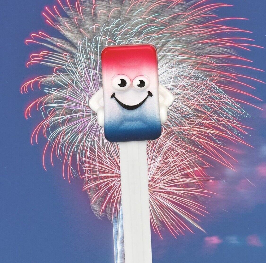 Red, white and Blue PEZ Mascot. Mint On Card. Order Confirmed. Ltd Edition