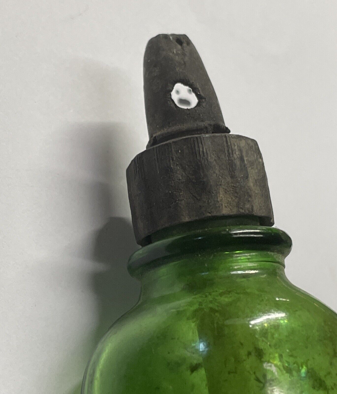 Rare Vintage Antique 1940\'s Deco Green Glass Dropper Medicine Bottles 2nd Chance