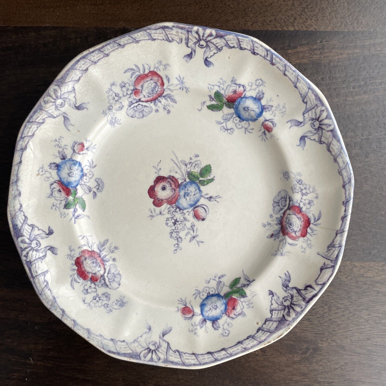 Vintage Decorative Plate Mid-size Unknown Manufacturer. 7.5\