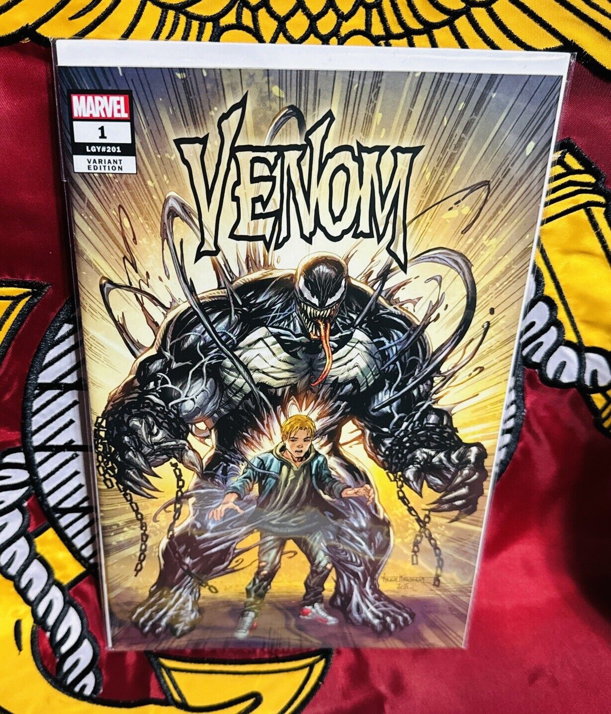 Venom #1 (2021) Comic Traders Tyler Kirkham Exclusive Trade Homage Variant