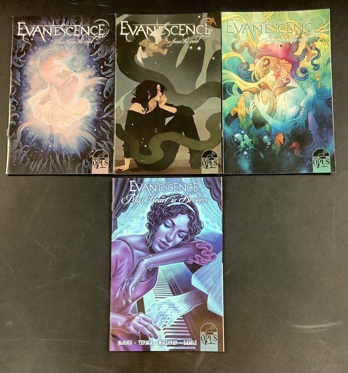 EVANESCENCE ECHOS FROM THE VOID #1-3 MY HEART IS BROKEN #0 FULL COMIC BOOK LOT