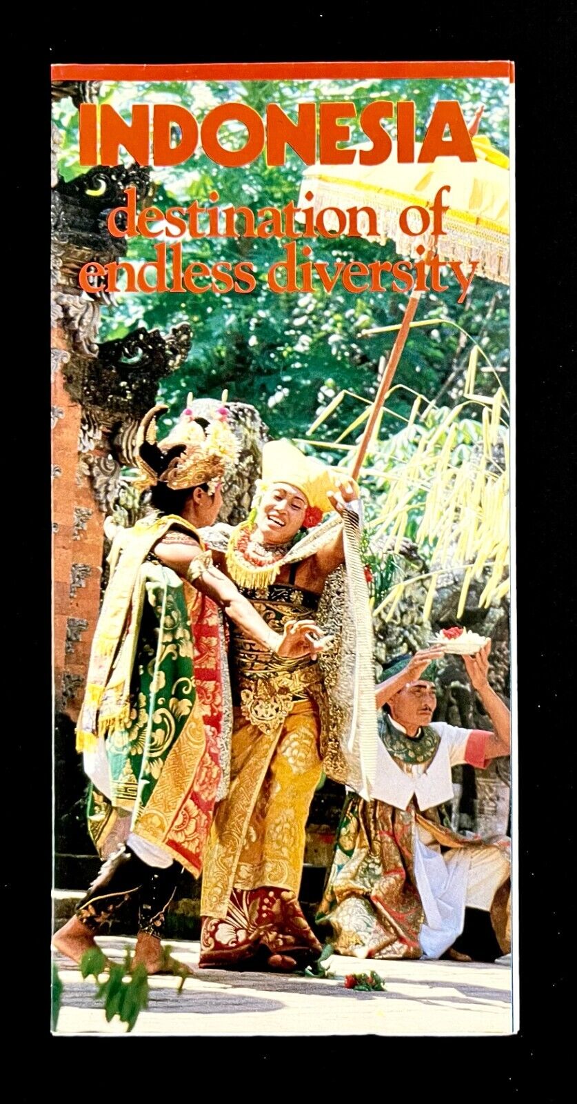 1980s Indonesia Endless Diversity Destination Vintage Travel Tourist Brochure