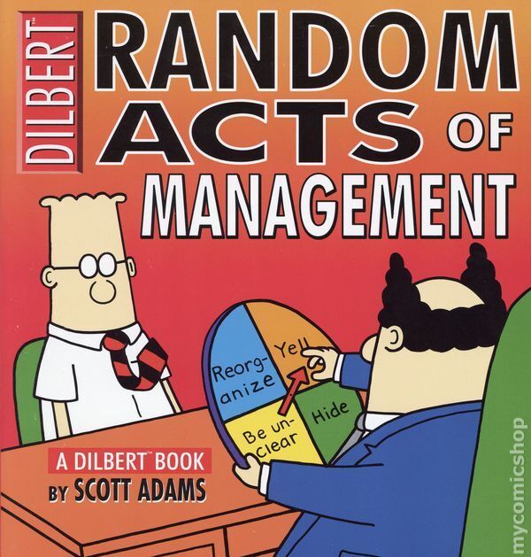 Random Acts of Management TPB A Dilbert Book #1-1ST VG 2000 Stock Image