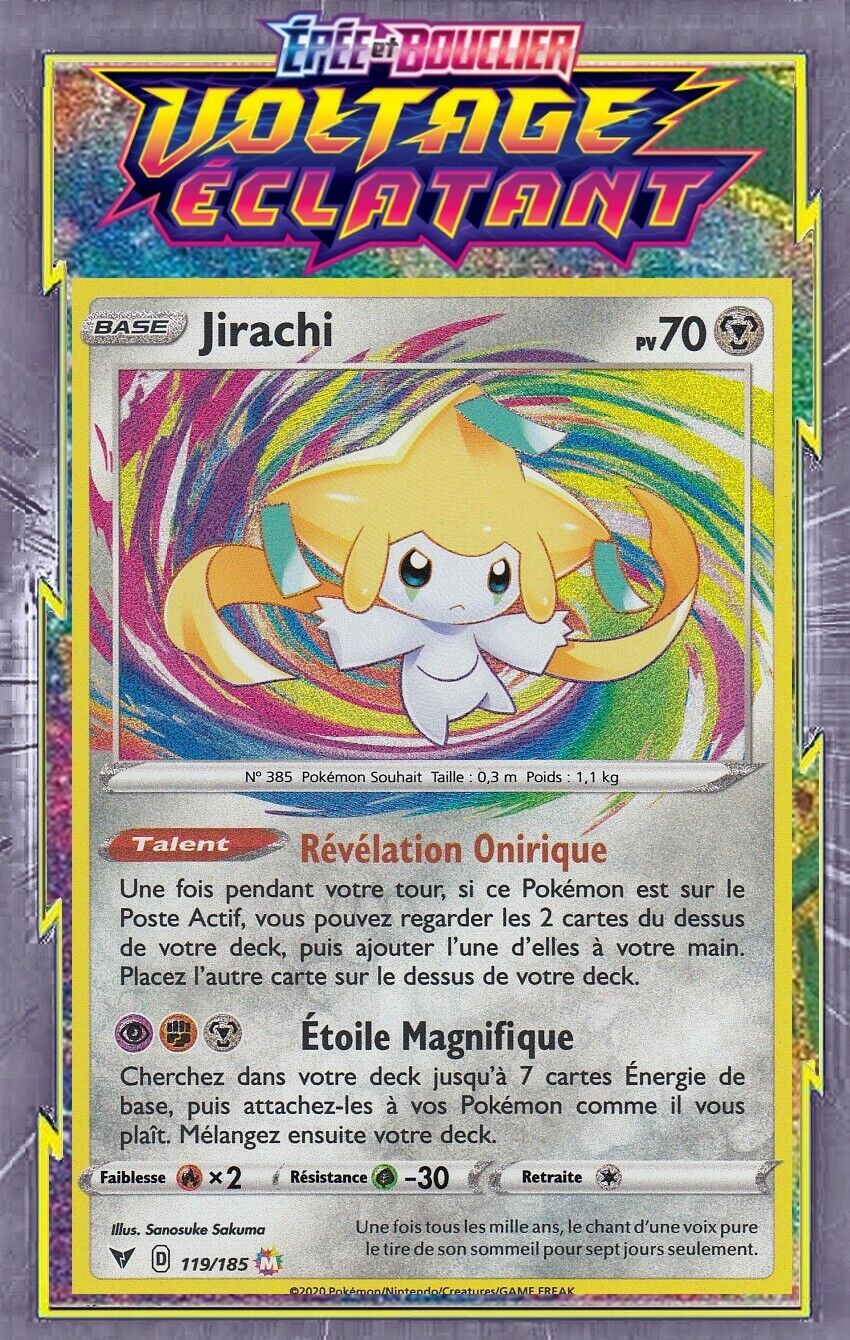 Jirachi - EB04:Bright Voltage - 119/185 - New French Pokemon Card