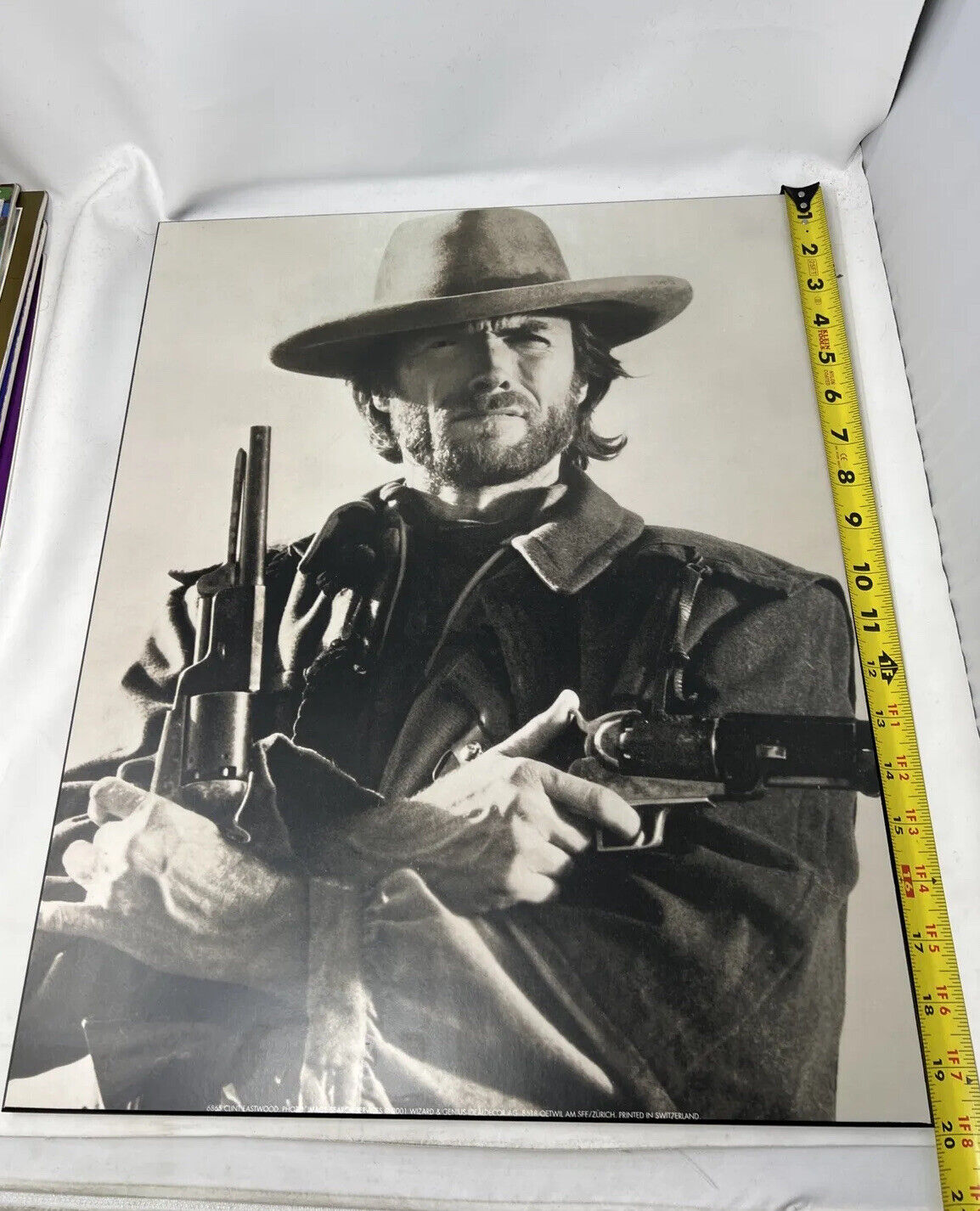 Clint Eastwood Entertainment Antique Photographs on Plak-it frames (16x20)