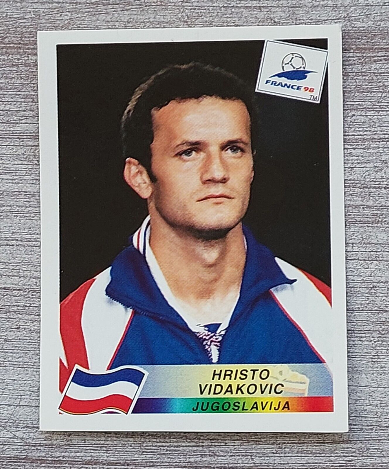 1998 Panini World Cup sticker no. 396 Hristo Vidakovic