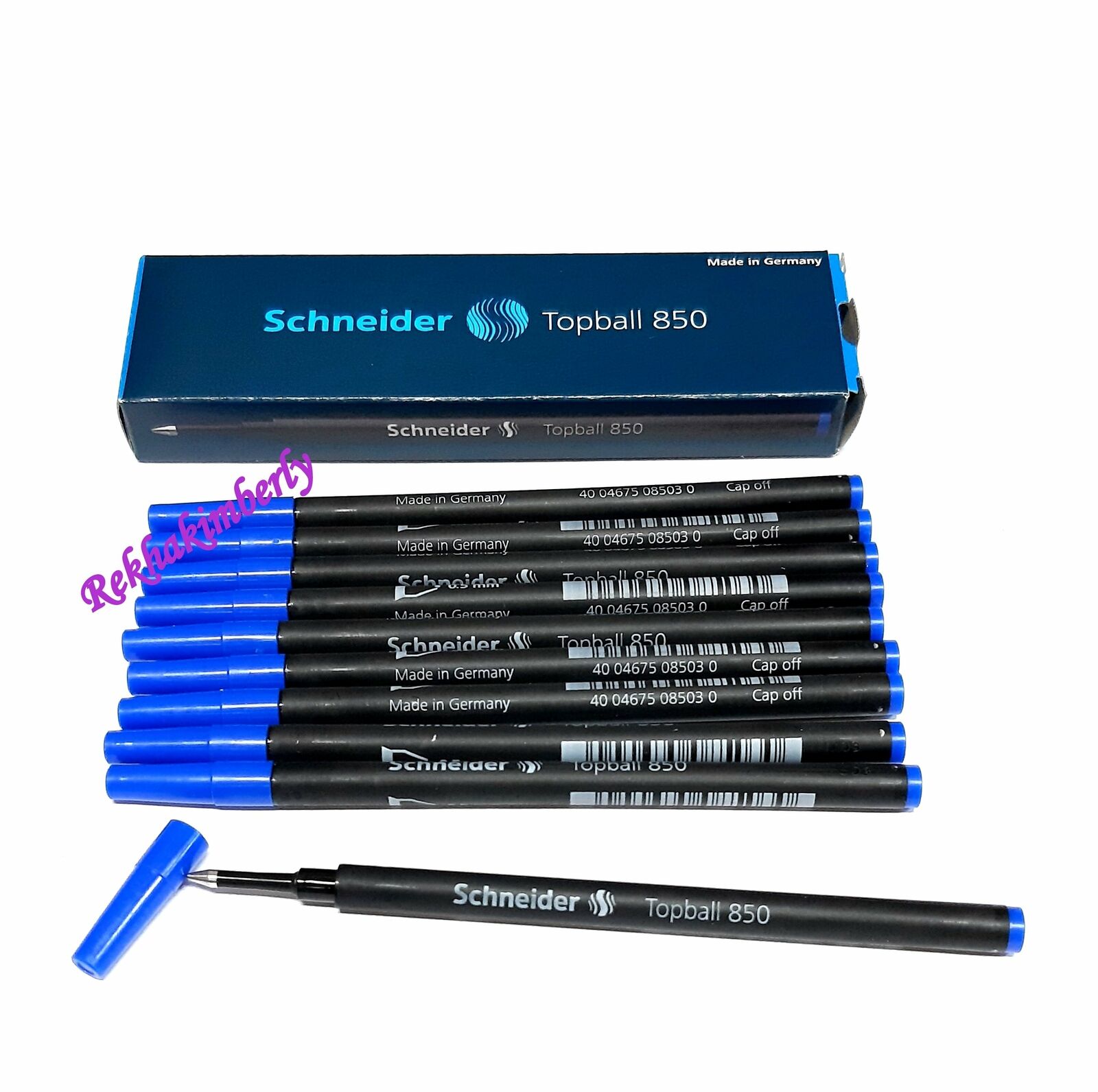 SCHNEIDER TOPBALL-Roller Pen REFILL850 0.5mm Germany 4 Colors Choose 10 pc/pack