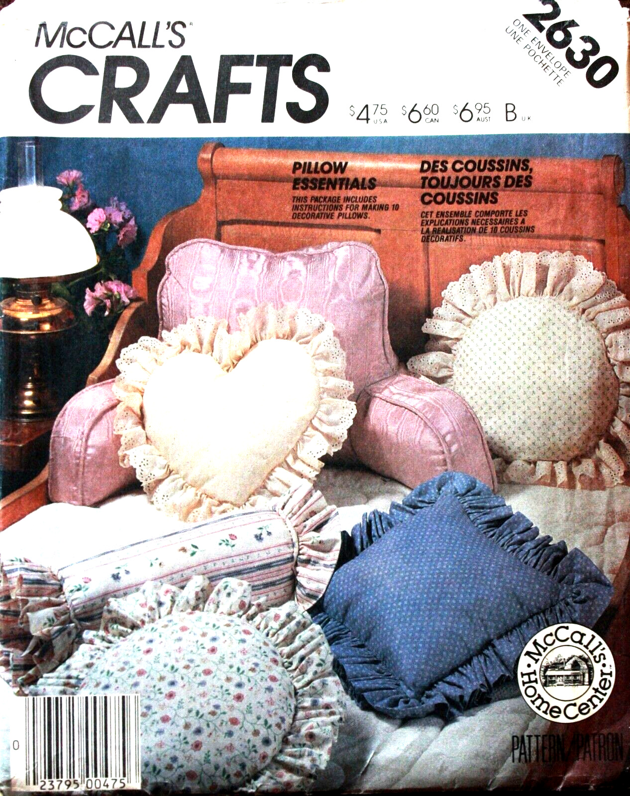 McCall\'s Crafts Home Pattern 2630, Pillow Essentials