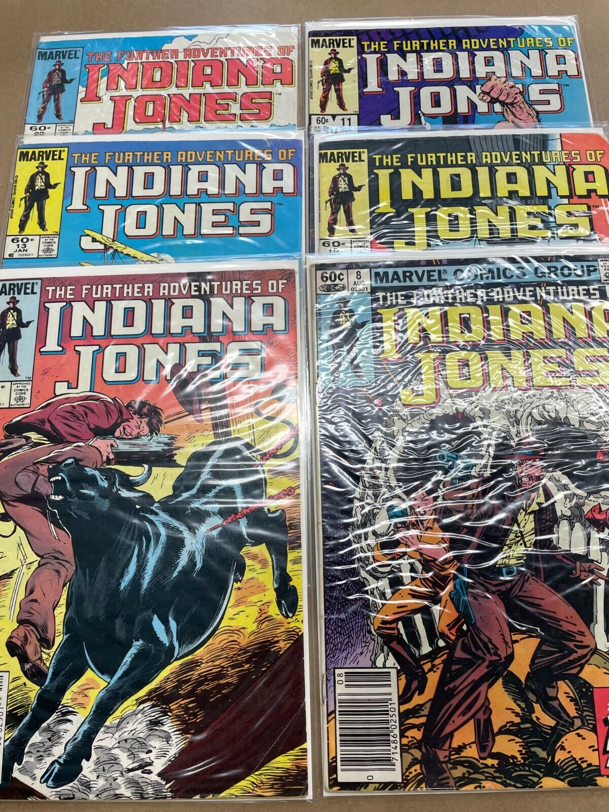 The Further Adventures of Indiana Jones *Lot Of 6* ((Vintage & RARE))