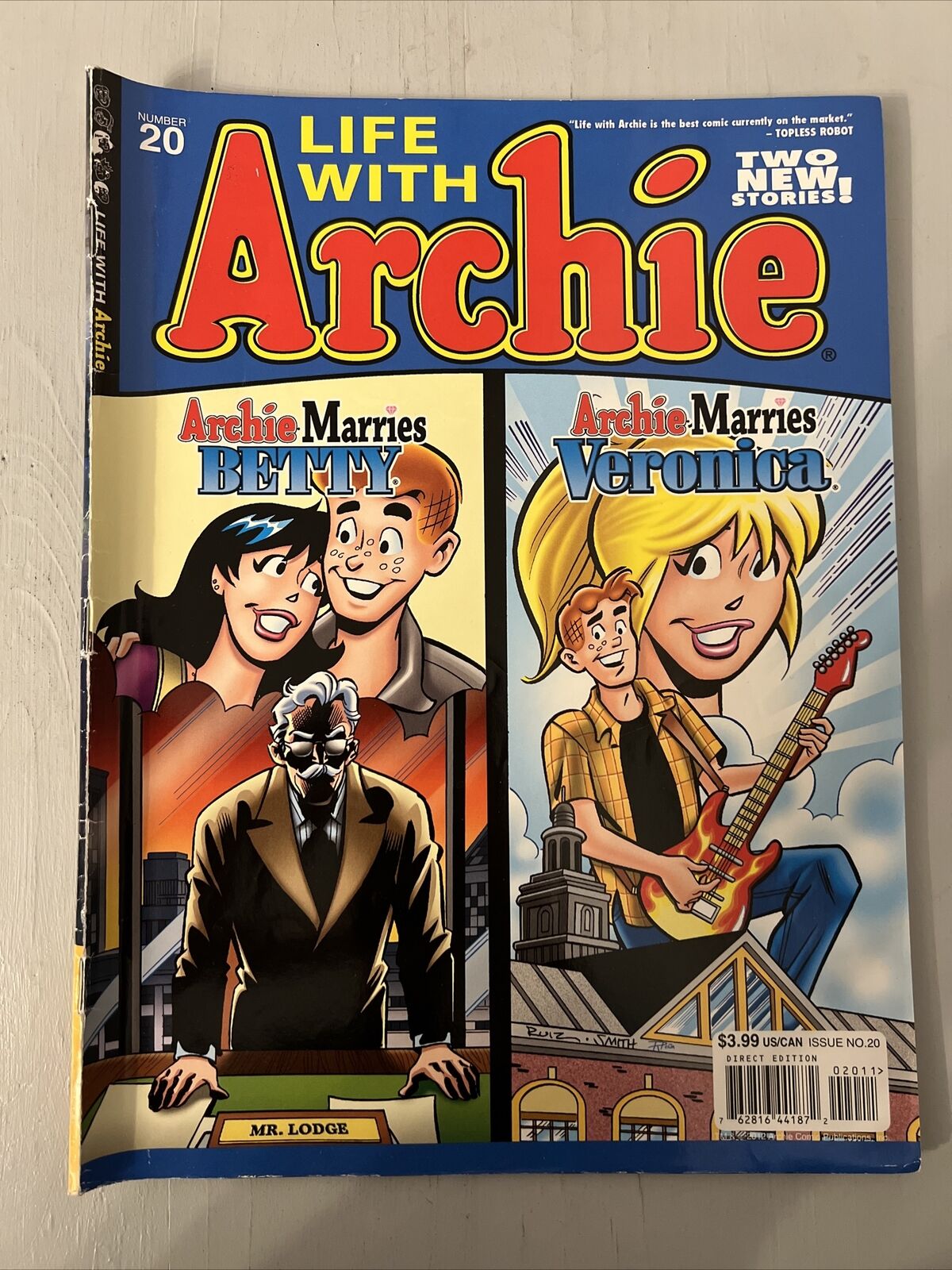 ARCHIE COMICS ISSUE#20 COMIC BOOK MAGAZINE (PRE-OWNED)