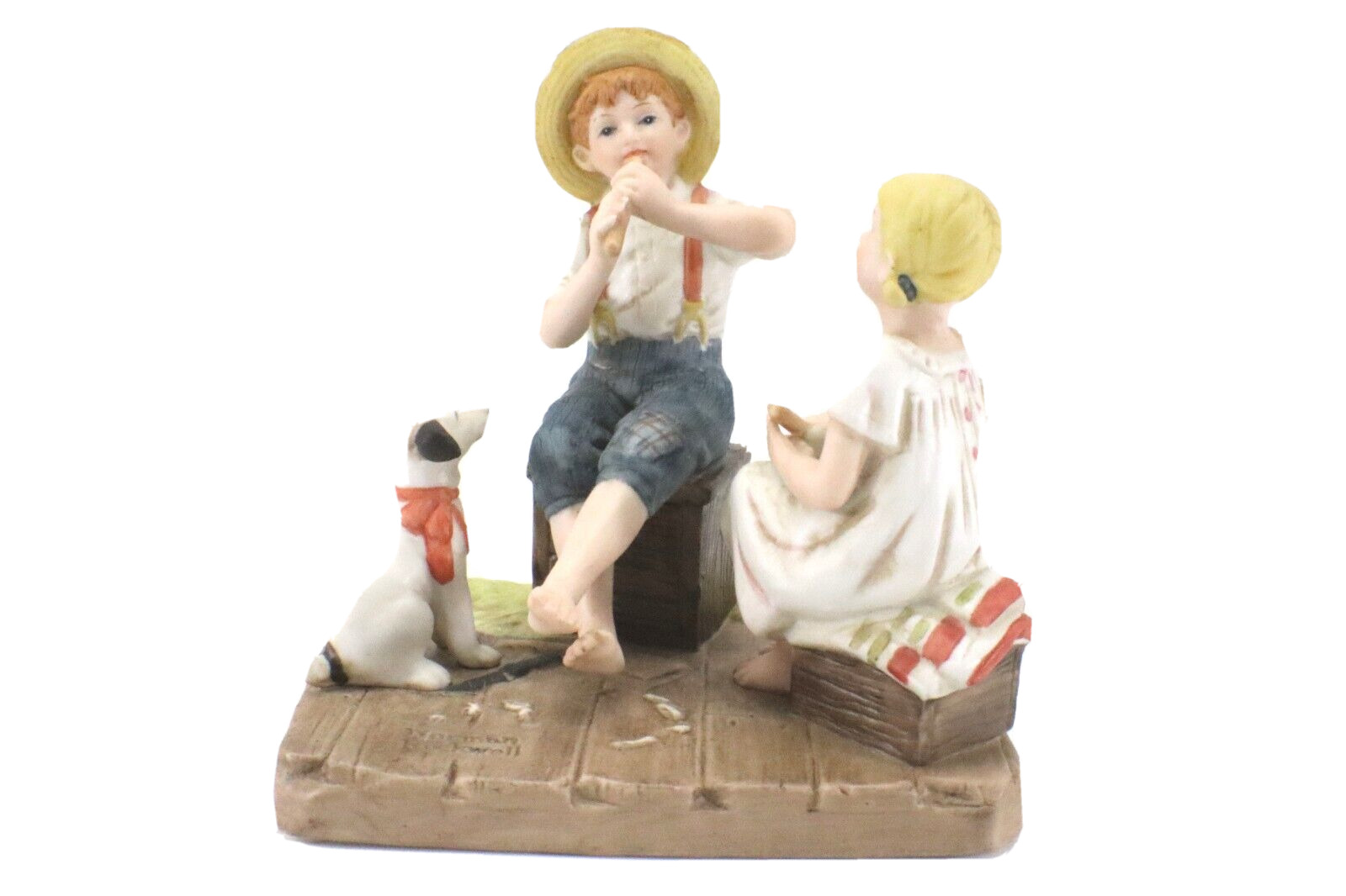 Norman Rockwell Figurine THE MUSIC MASTER Innocence of Youth Collection 1980
