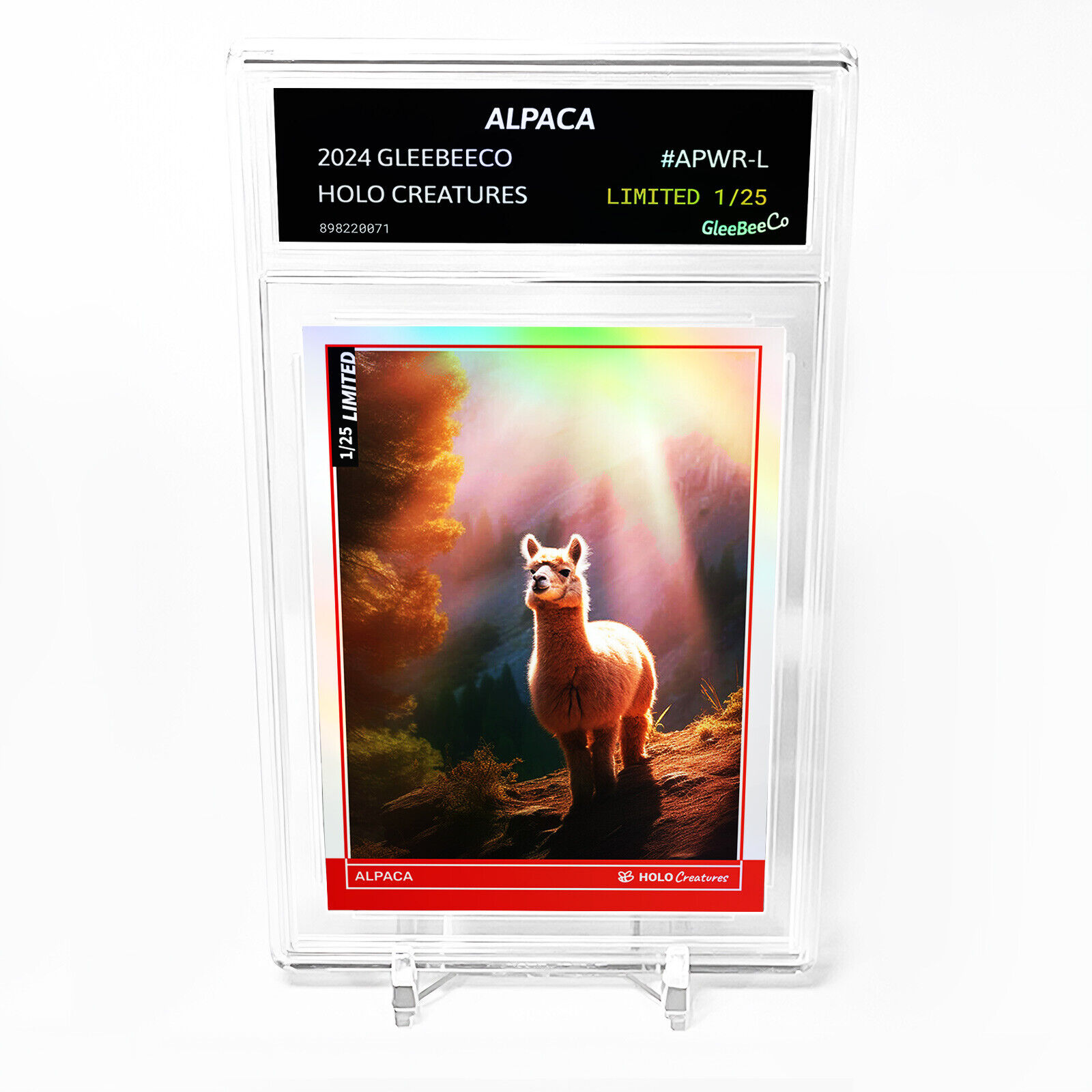 ALPACA World\'s Cutest Card 2024 GleeBeeCo Holo Creatures #APWR-L /25