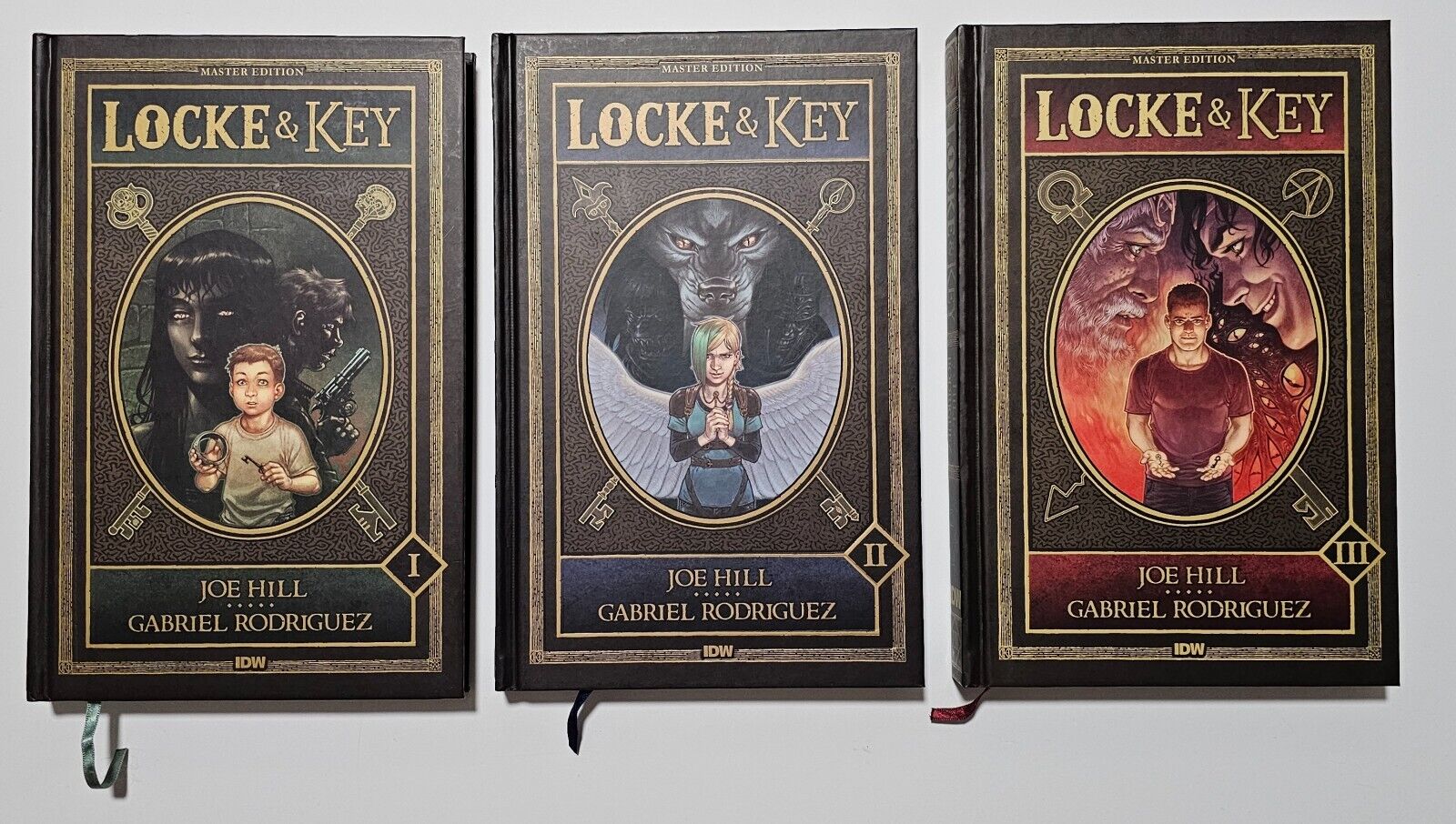 Locke and Key Master Edition Complete Hardcover Set 1 2 3 (IDW)