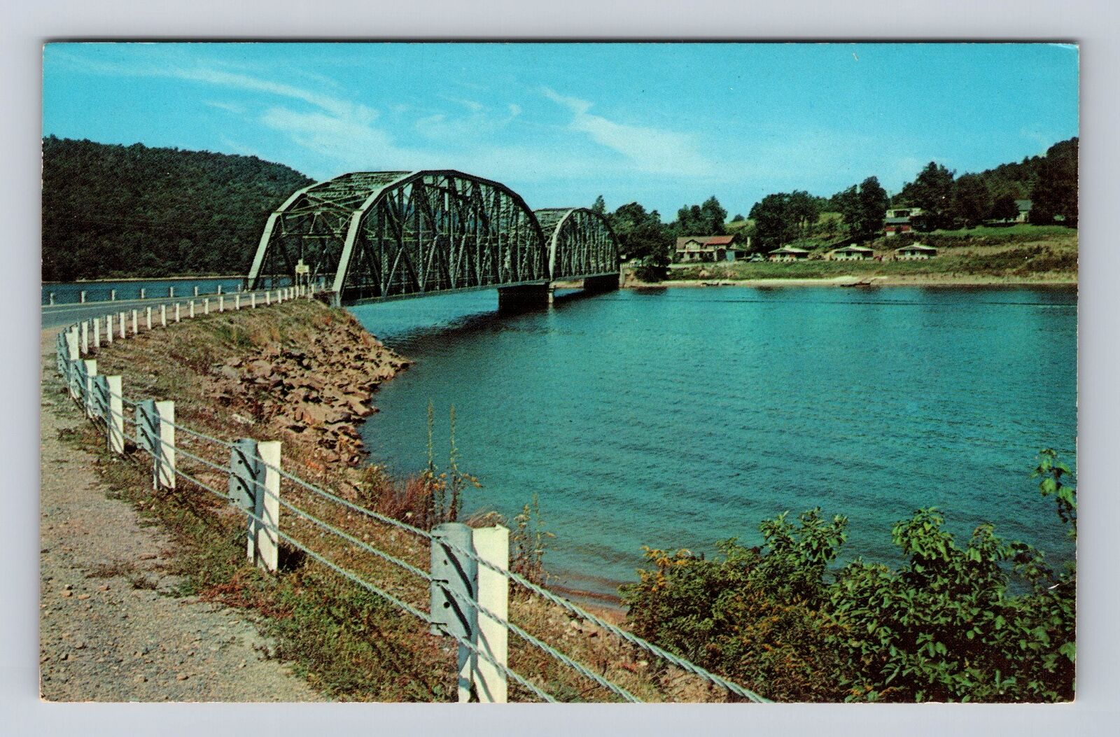 Chesapeake VA-Virginia, Deep Creek Bridge, Deep Creek Lake, Vintage Postcard