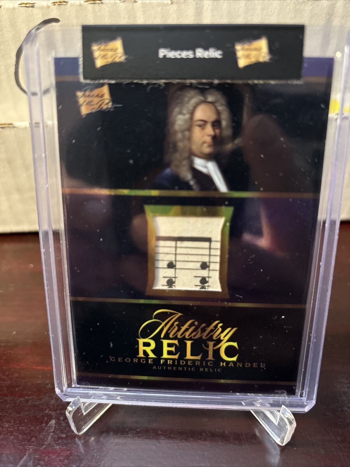 2023 Pieces of the Past George Frideric Handel Artistry Relic Purple Ice #6 A