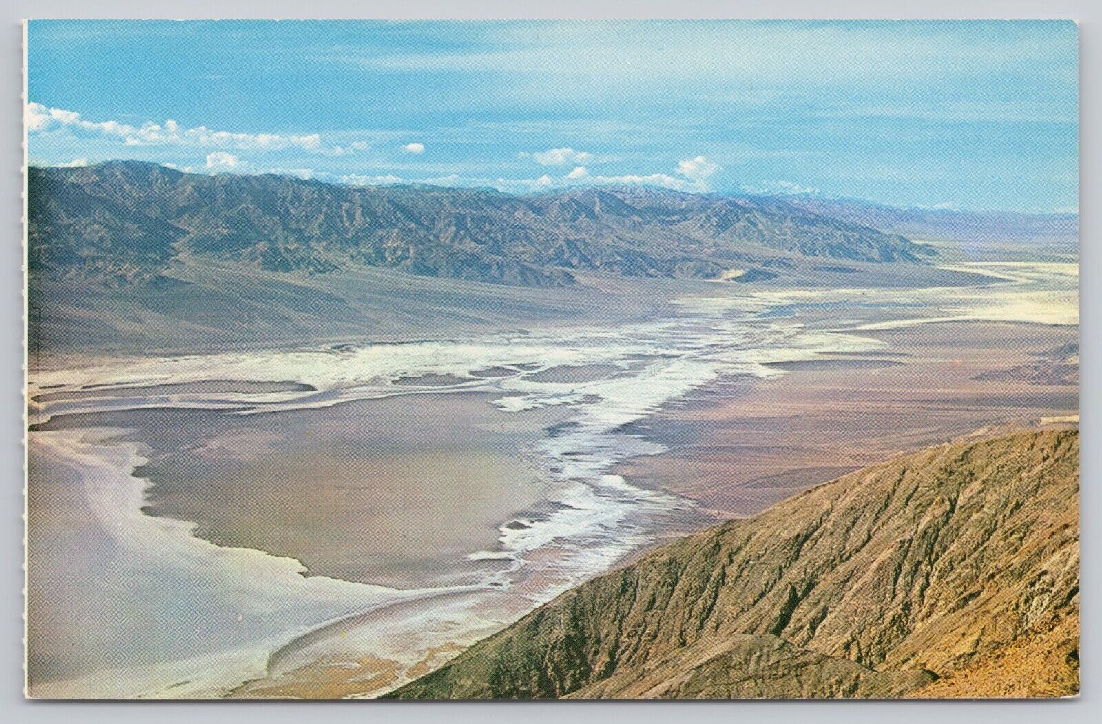 Death Valley California, Dante\'s View Panorama, Vintage Postcard