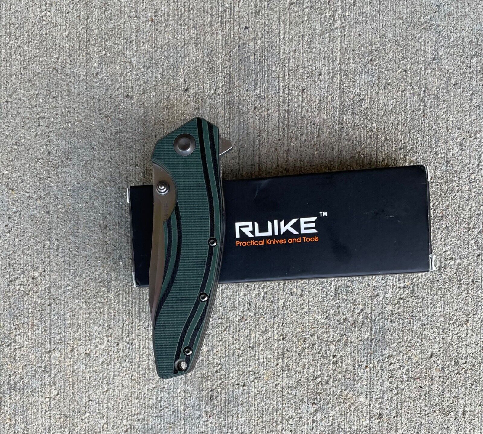 Ruike P841-L Folding EDC Pocket Knife G-10 Handle 14C28N Steel
