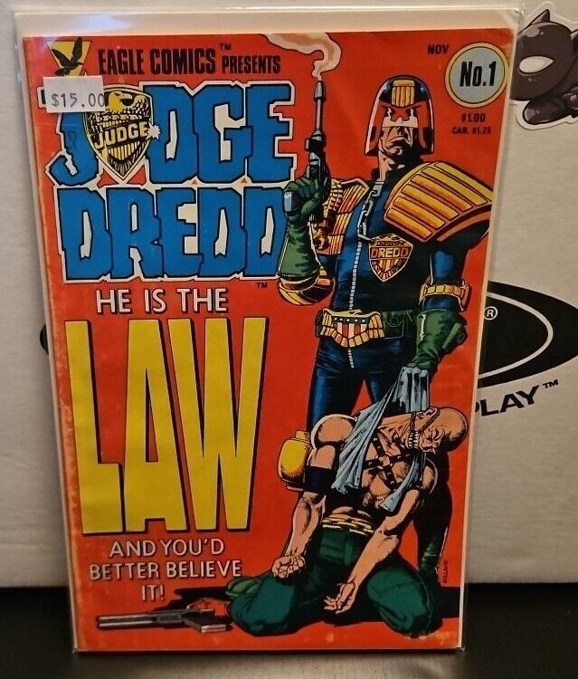 JUDGE DREDD #1 \'HE IS THE LAW\' Eagle Comics 1st Appearance Judge Dredd VG/VG +