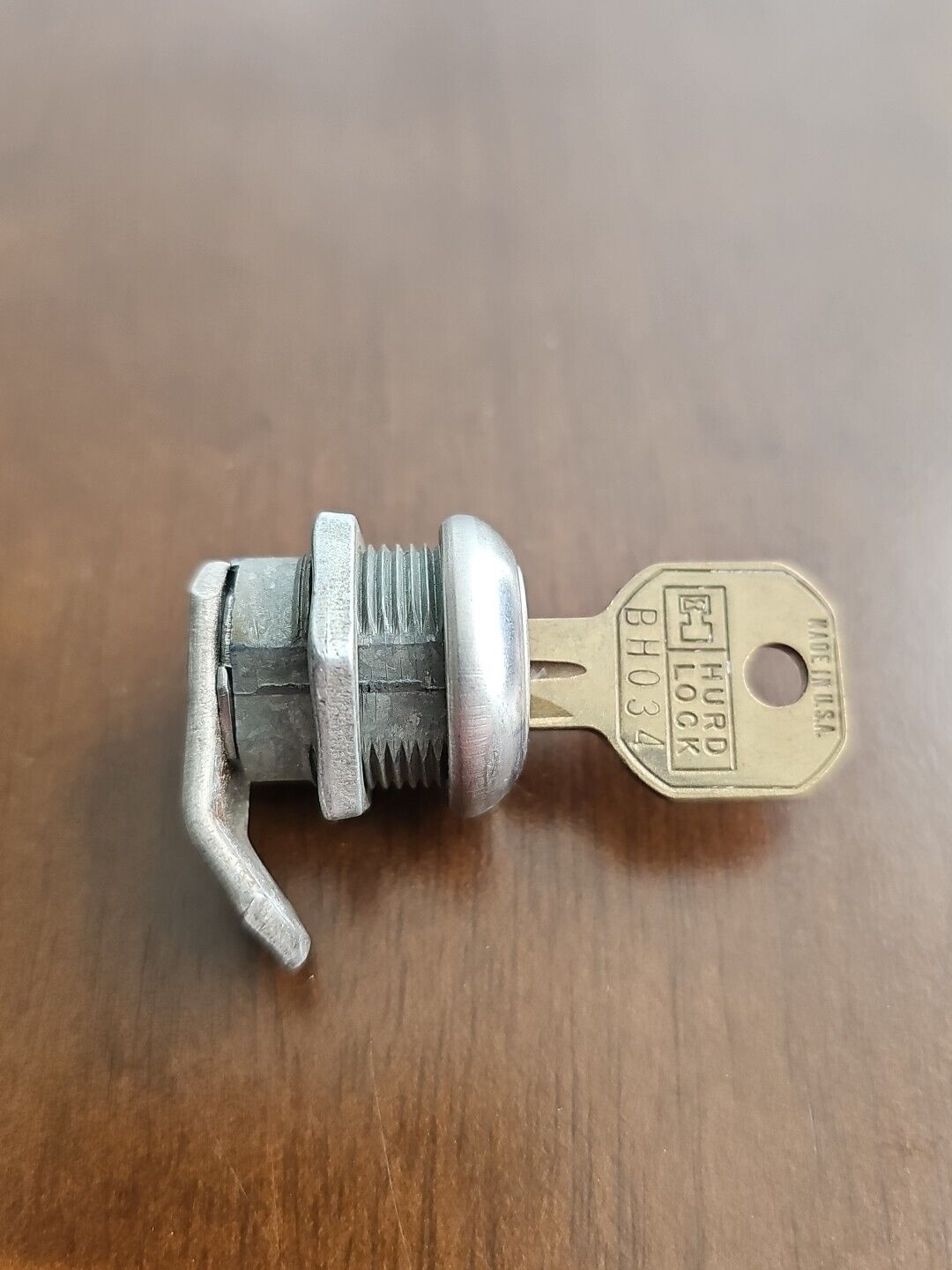Vintage Hurd Lock With Brass Key BH034 USA