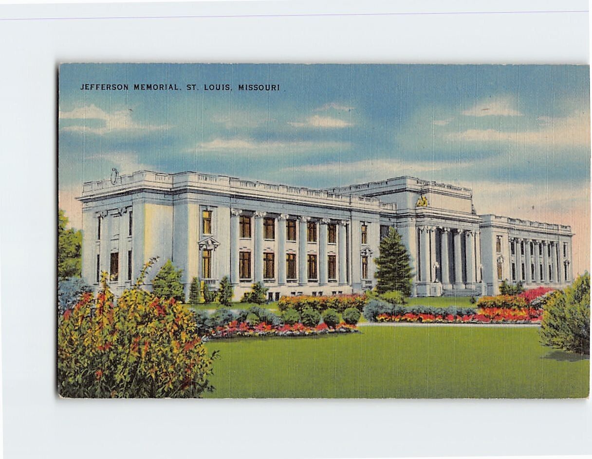 Postcard Jefferson Memorial St. Louis Missouri USA North America