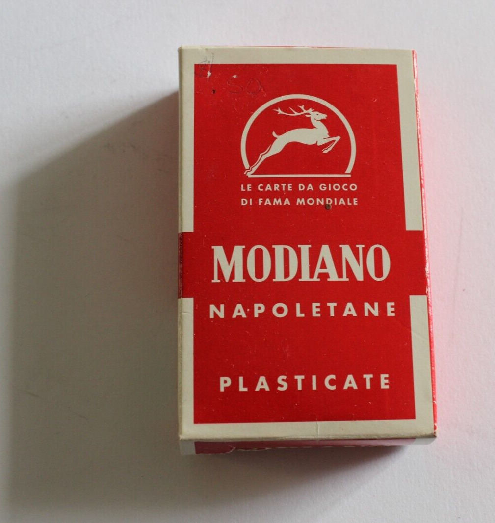 Italian Napoletane 97/25  Playing Cards Modiano Excellent Mismatched