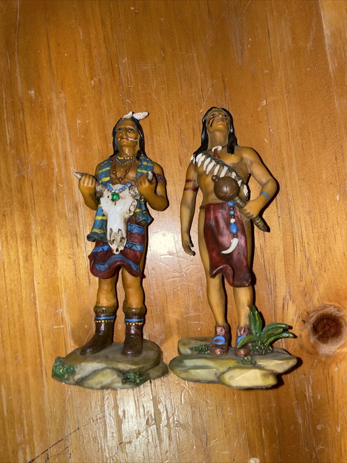 Vintage Native American Indians Bundle Ceramic Figurines